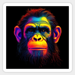 Apes Together Strong Neon Pop Art 3 Sticker